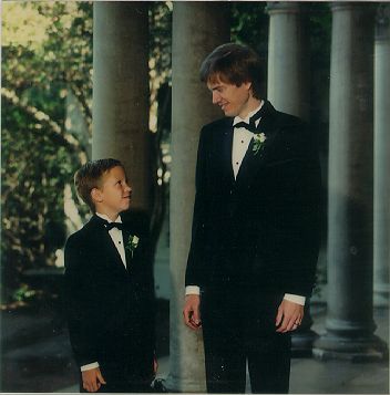 Darrell and Dad at Uncle Brians Wedding